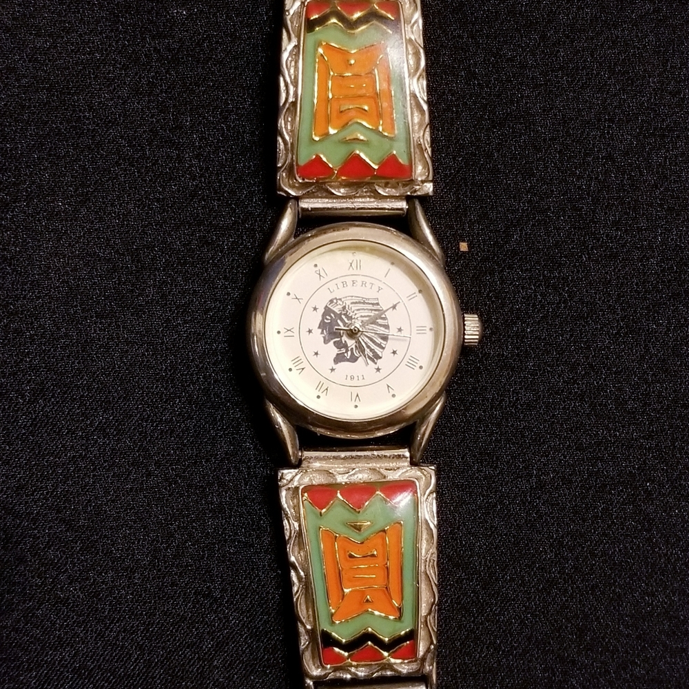 Liberty 1911 Native American inspired watch